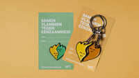 De Knuffelvlammetjes (Pin + Sleutelhanger)